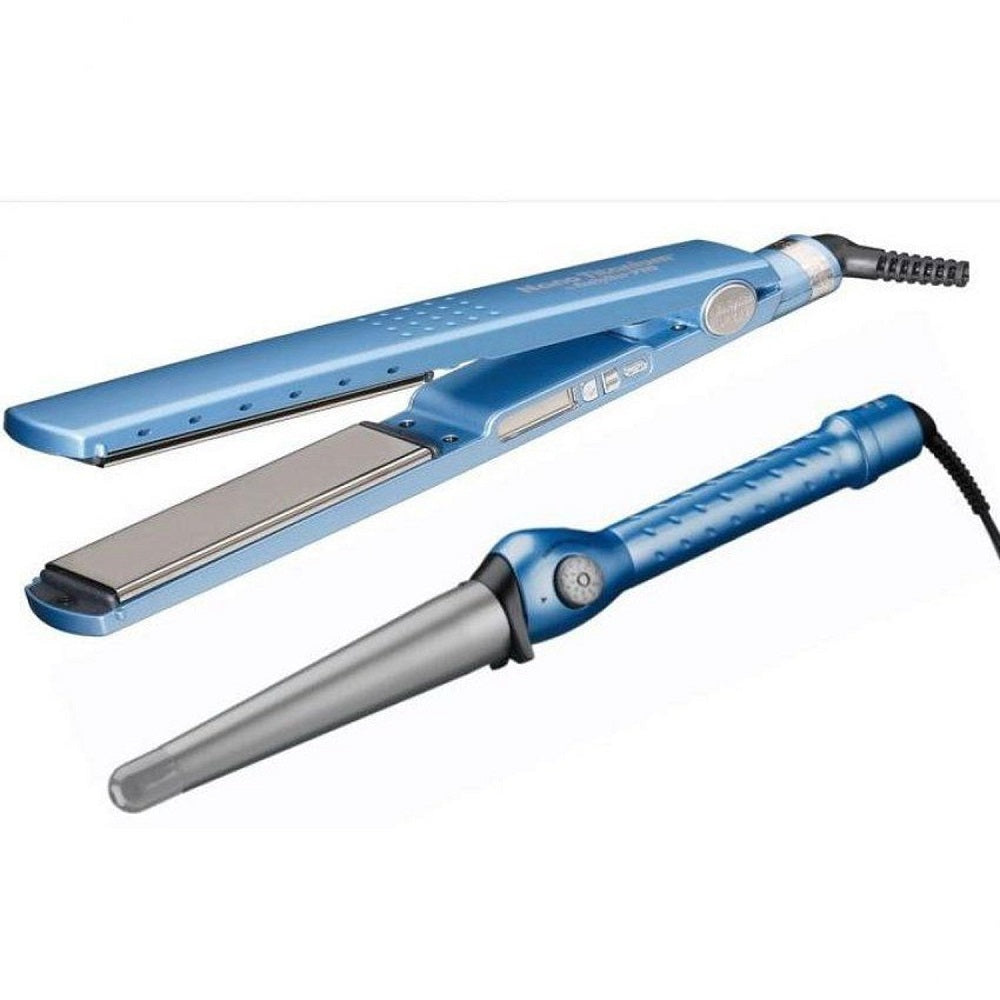 Combo Plancha Digital Ref.2091 1 ¼" + Pinza 1 ¼” Nano Titanium Babyliss Pro