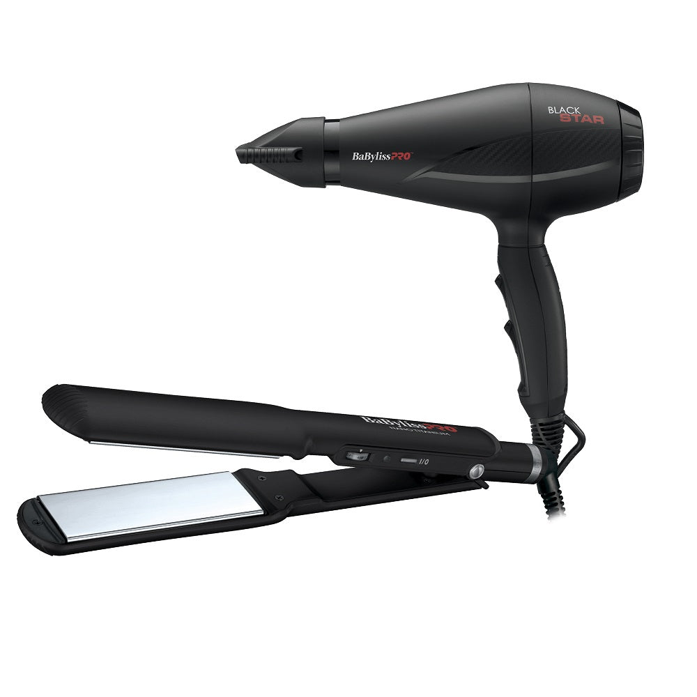 Ferrari Kit Secador Y Plancha Babyliss Planchita Profesional