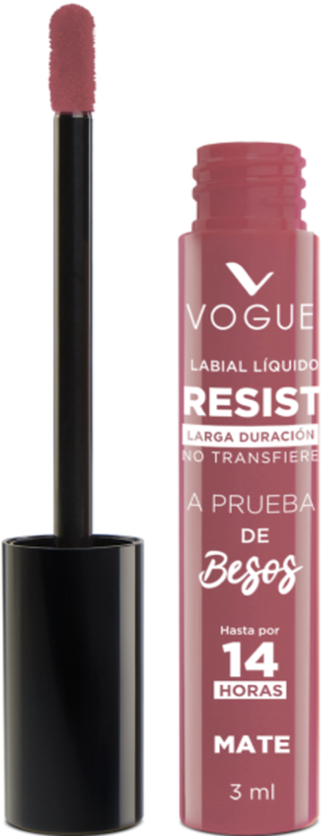 Labial Líquido Resist A Prueba De Besos Vogue