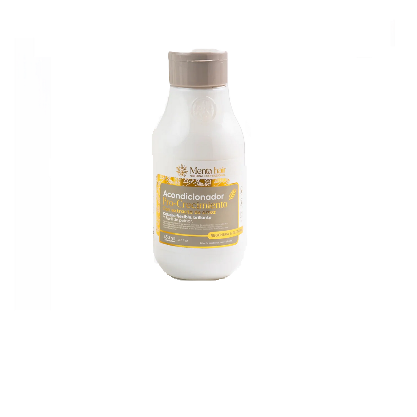 Acondicionador Pro-Crecimiento Con Extracto de Arroz Menta Hair X 550 mL