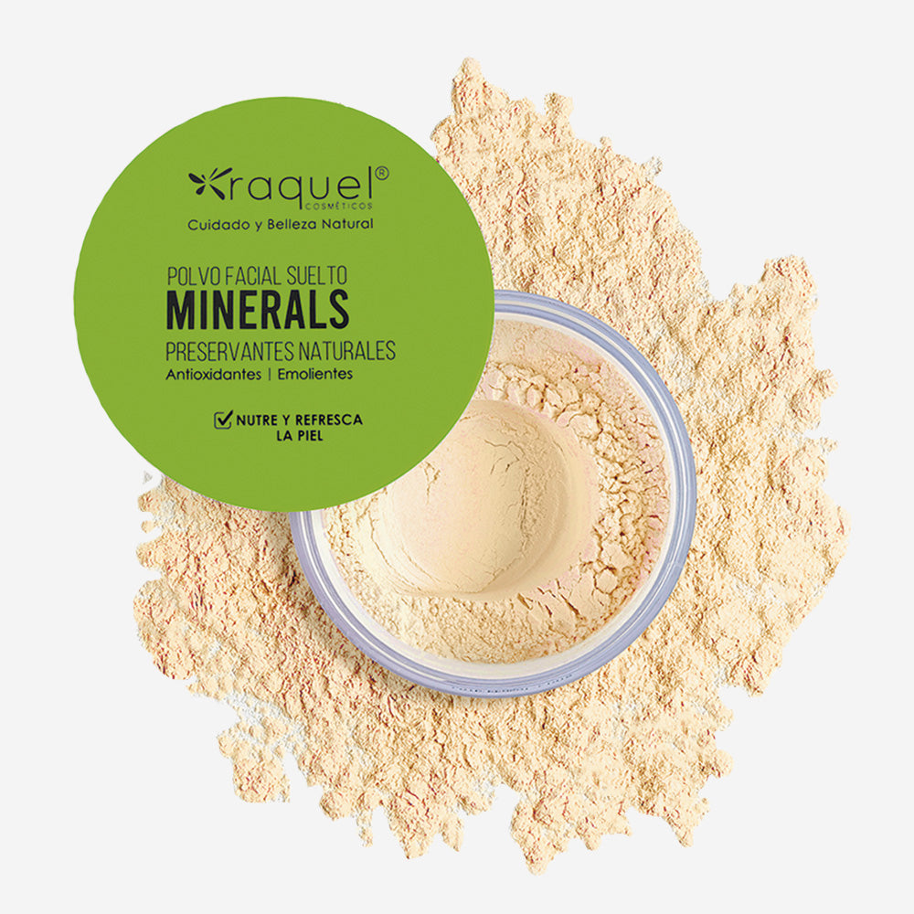 Polvo Suelto Minerals Con Avena Y Trigo Raquel
