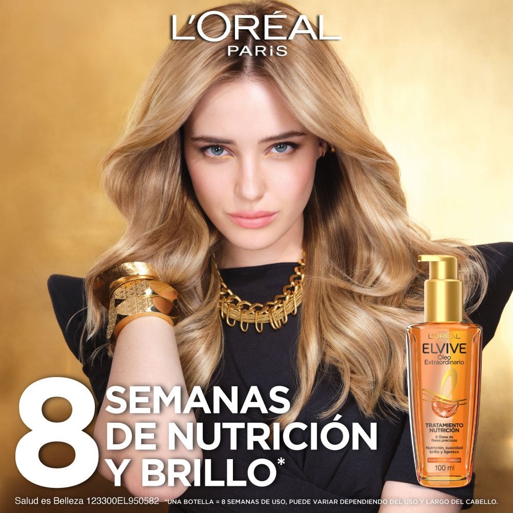 Aceite Óleo Extraordinario Elvive Loreal Paris X 100 mL