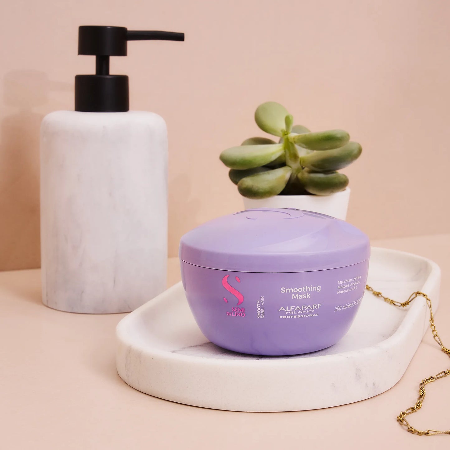 Mascarilla Smoothing Semi Di Lino Alfaparf X 200 mL