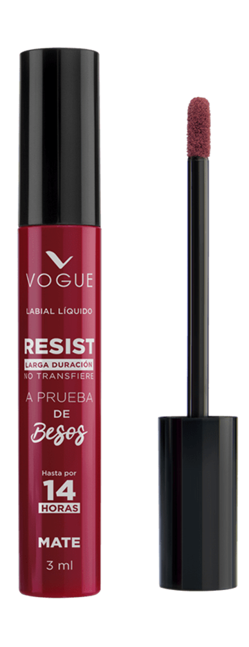 Labial Líquido Resist A Prueba De Besos Vogue