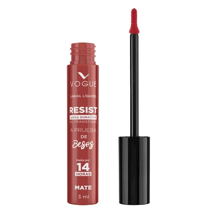 Labial Líquido Resist A Prueba De Besos Vogue
