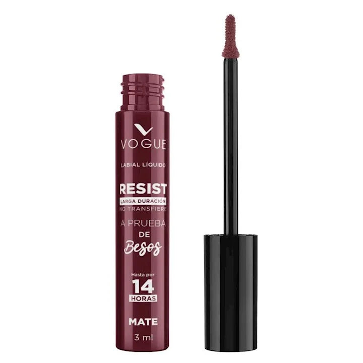 Labial Líquido Resist A Prueba De Besos Vogue