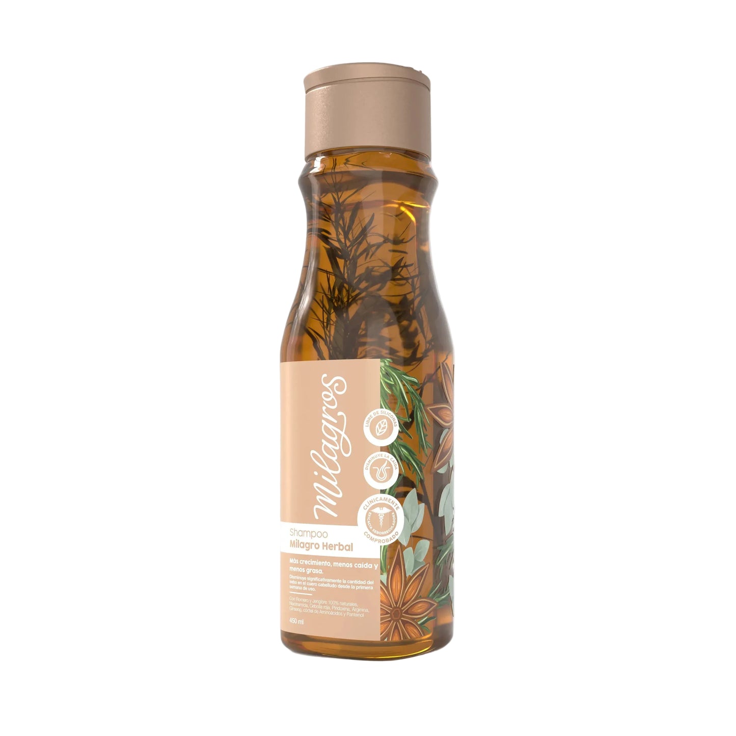 Shampoo Herbal Milagro X 450 mL