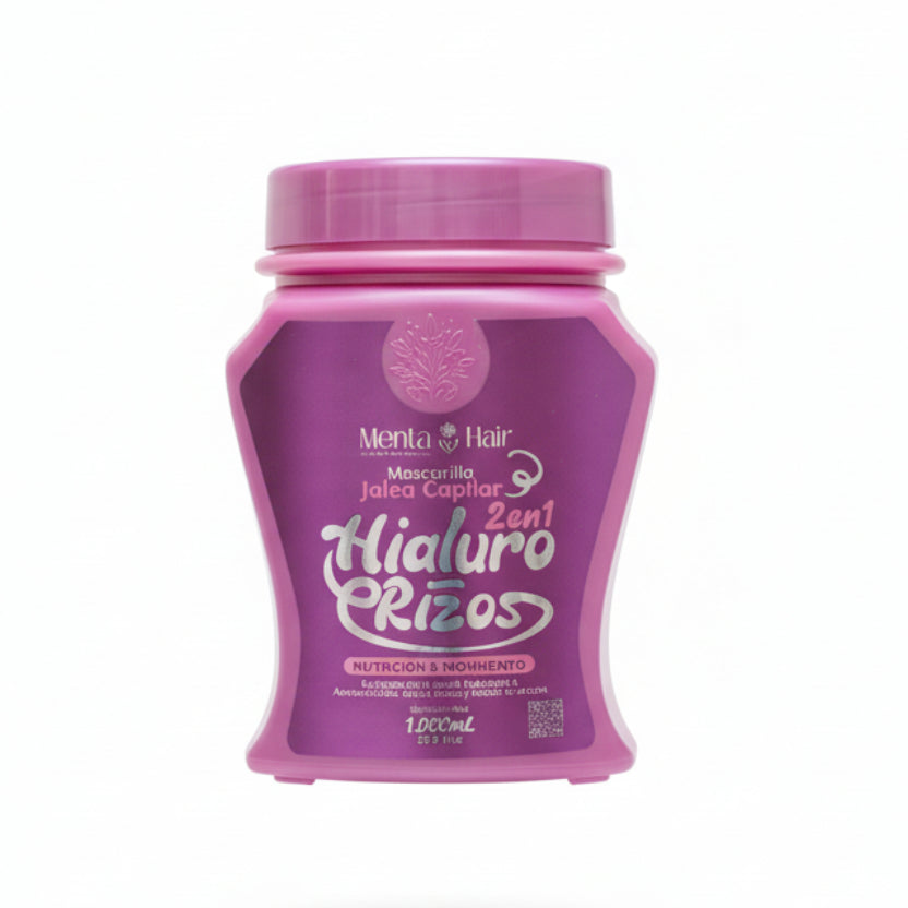Jalea Capilar 2 en 1 Hialuro Rizos Menta Hair X 1000mL