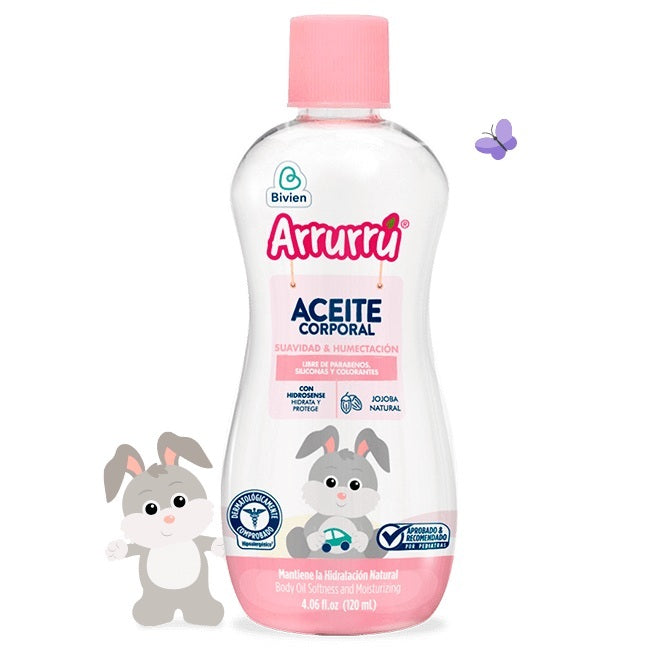Aceite Corporal Suavidad Y Humectación Arrurrú X 200 mL