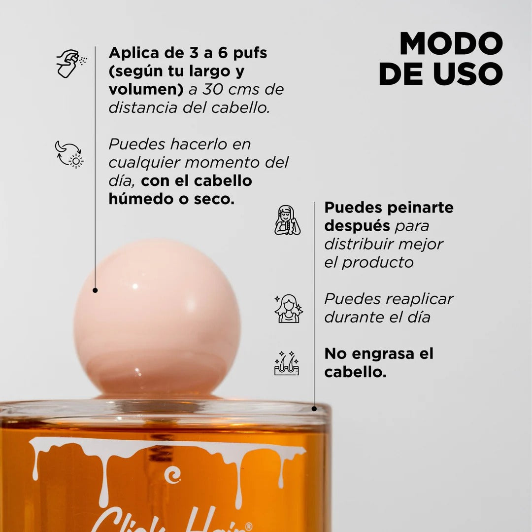 Perfume Capilar De Miel Click Hair X 100 mL