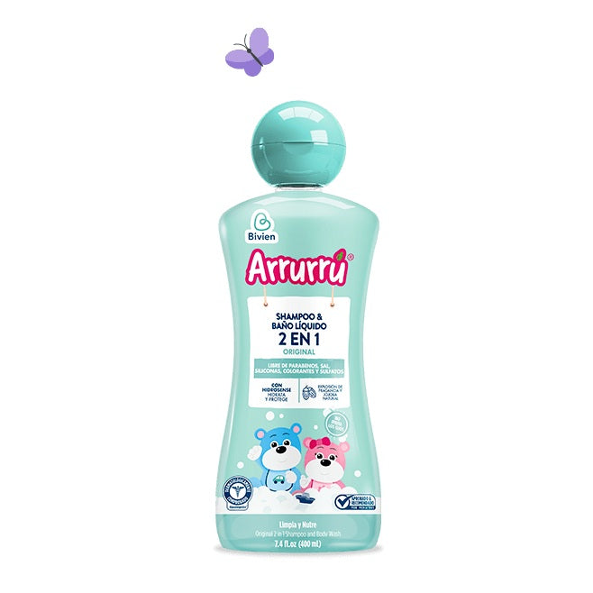 Shampoo & Baño Líquido 2 en 1 Original Arrurrú