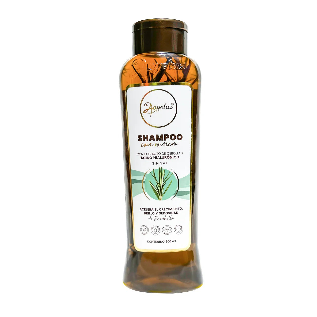 Shampoo Con Romero Anyeluz X 500 mL