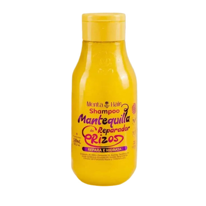 Shampoo Mantequilla Reparador De Rizos Menta Hair X 550 mL