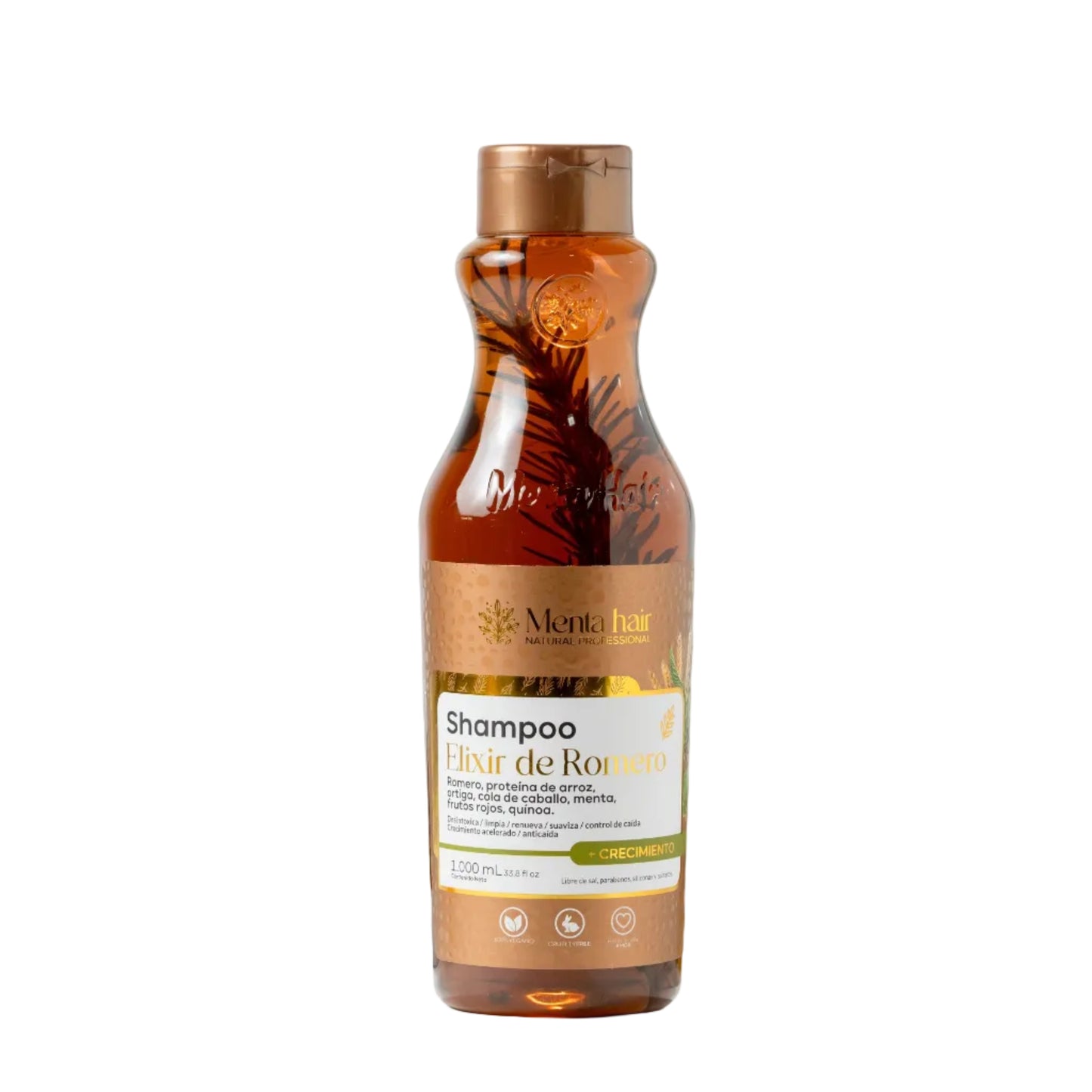Shampoo Elixir De Romero Menta Hair X 1.000 mL
