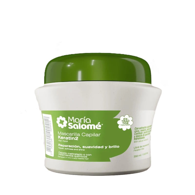 Mascarilla Capilar Keratin2 María Salomé X 350 mL