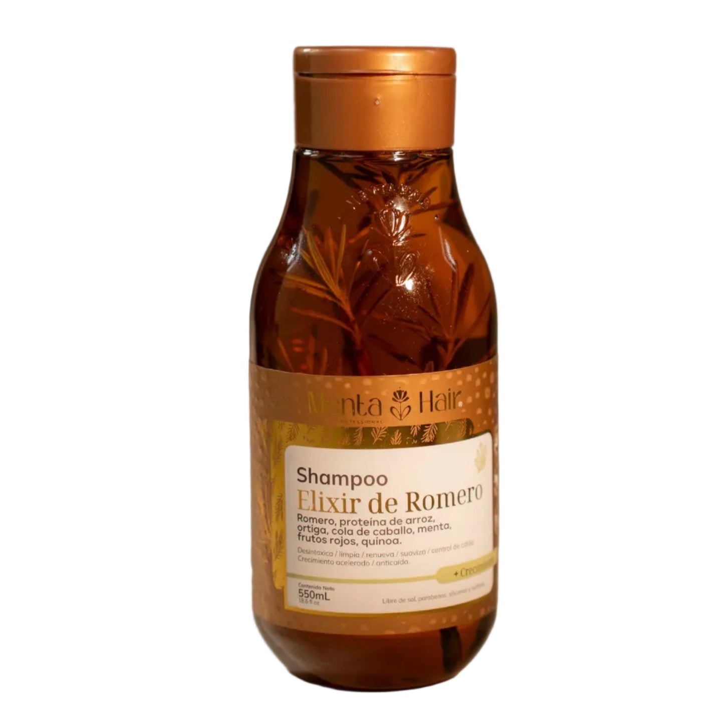 Shampoo Elixir De Romero Menta Hair X 550 mL