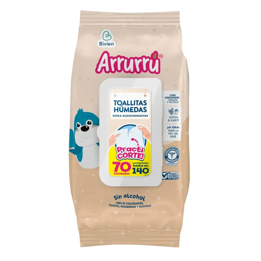 Toallitas Húmedas Avena & Karite Arrurrú