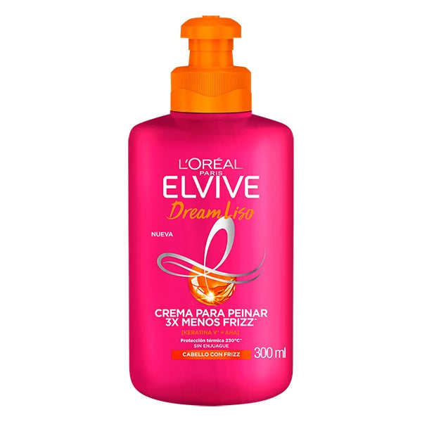 Crema Para Peinar Dream liso Elvive Loreal Paris X 300 mL