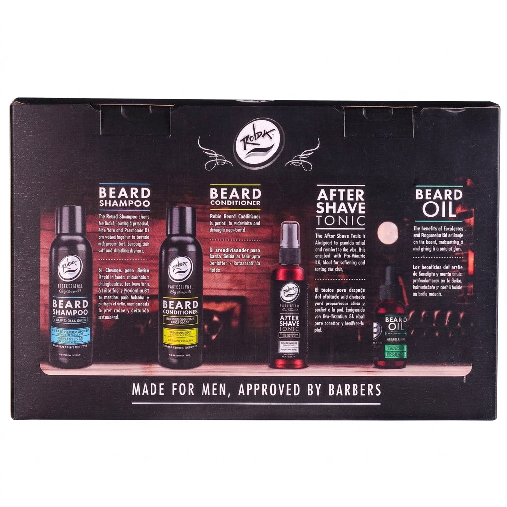 Kit Especial Para El Cuidado De La Barba X 4 Und
