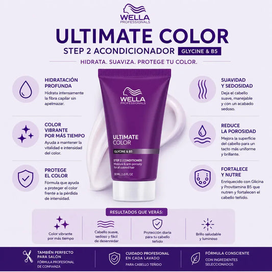 Acondicionador Ultimate Color Wella Professionals X 30 mL