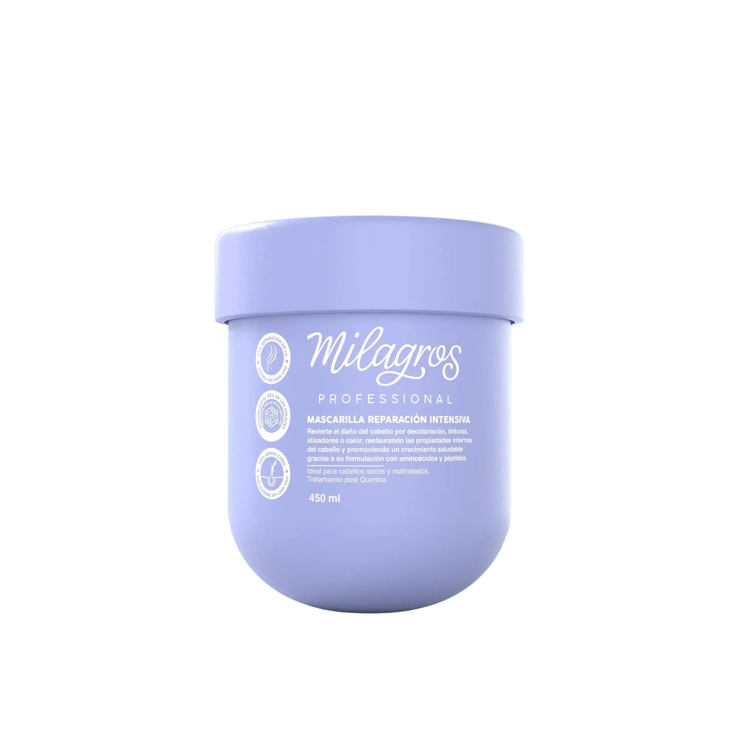 Mascarilla Profesional Reparación Intensiva Milagros X 450 mL