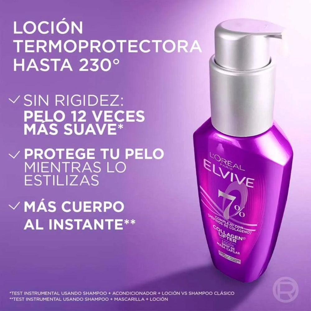 Locion Shot De Masa Capilar Colageno Elvive Loreal Paris X 300 mL