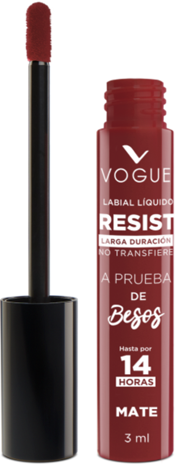 Labial Líquido Resist A Prueba De Besos Vogue