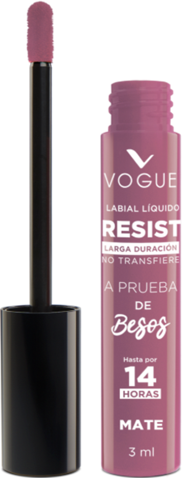 Labial Líquido Resist A Prueba De Besos Vogue