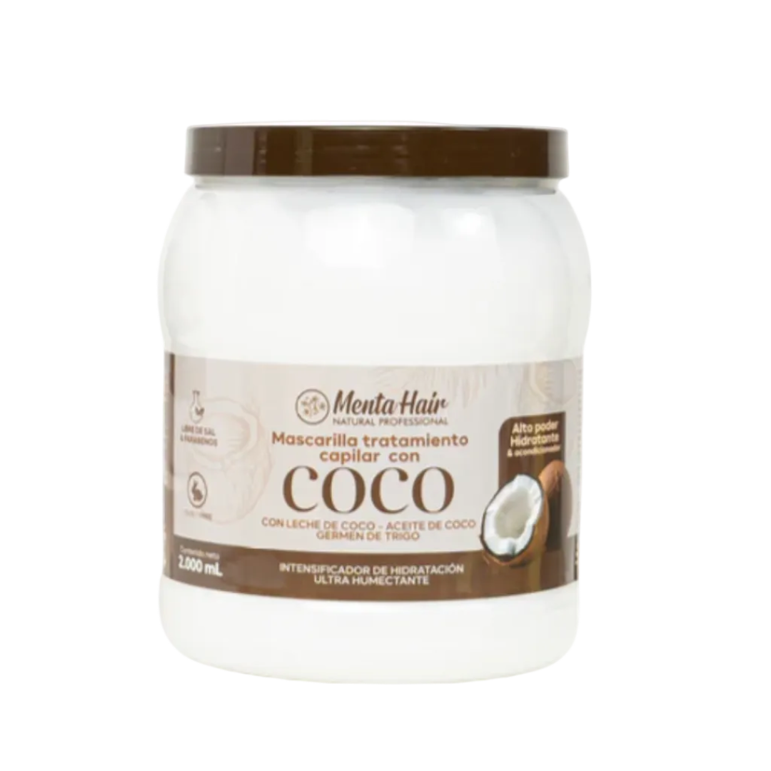 Mascarilla Tratamiento Capilar Con Coco Menta Hair X 2.000 mL