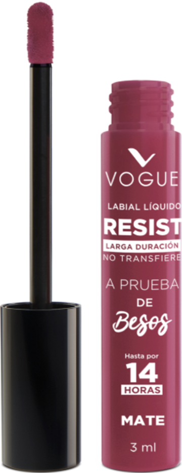Labial Líquido Resist A Prueba De Besos Vogue
