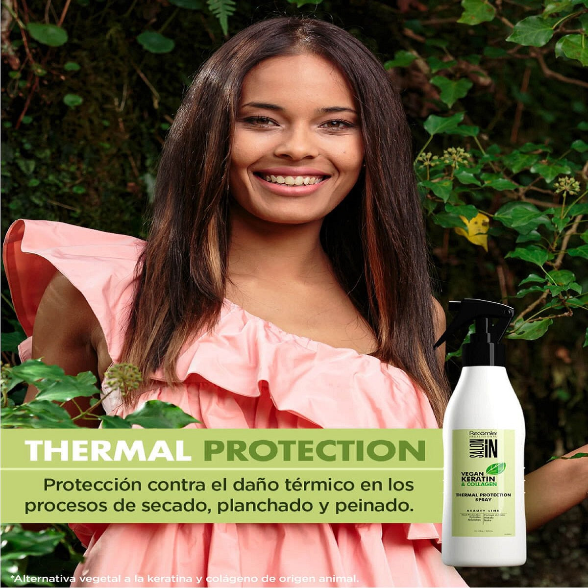 Termoprotector Vegan Keratin & Collagen Salon In Recamier X 300 mL