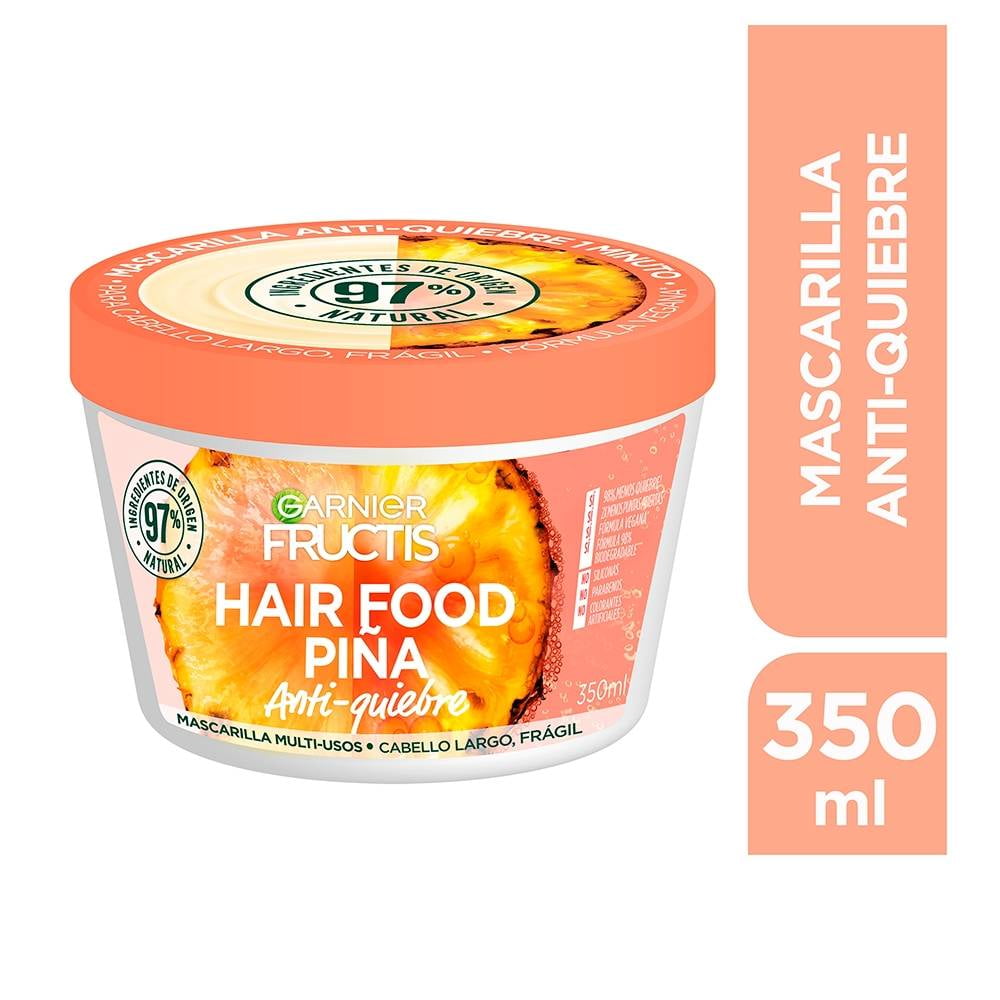 Mascarilla Hair Food Piña Anti-Quiebre Garnier X 350 mL