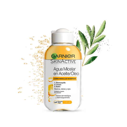 Agua Micelar En Aceite Garnier X 100 mL