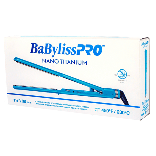 Plancha Dry Titanium Azul 1 1/2 Babylisspro