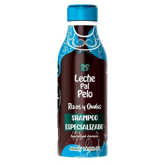 Shampoo Especializado Rizos Y Ondas Leche Pal Pelo X 440 mL