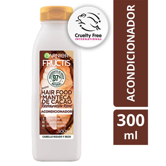 Acondicionador Hair Food Manteca De Cacao Garnier X 300 mL