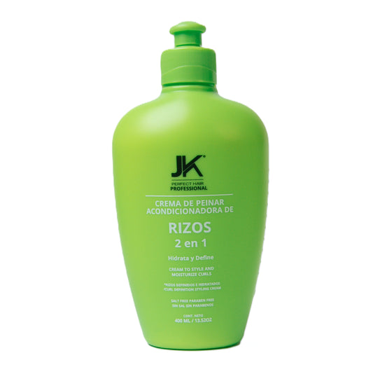 Crema De Peinar Acondicionadora De Rizos 2 En 1 JK