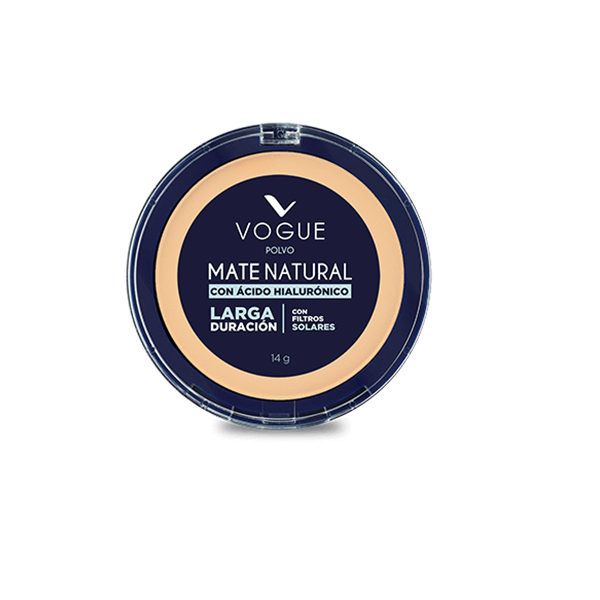 Polvo Compacto Mate Natural Vogue