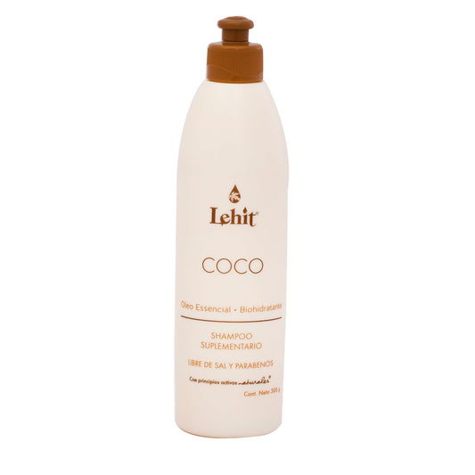 Shampoo Sin Sal Con Coco Lehit X 300 mL
