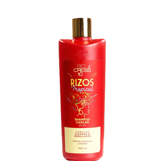 Shampoo Capilar Rizos Tropical Biocress X 500 mL