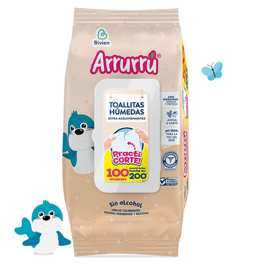 Toallitas Húmedas Avena & Karite Arrurrú