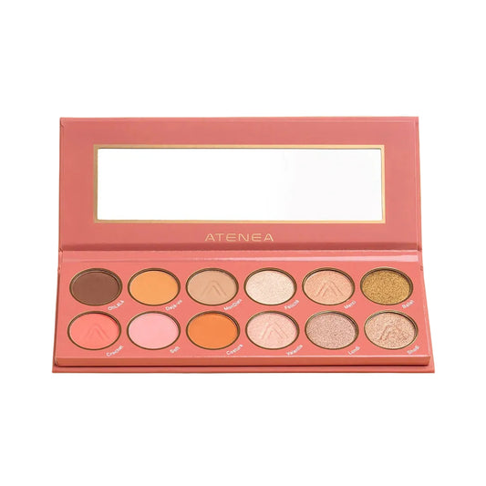 Paleta De Sombras Rose X 12 Tonos Sublime Atenea