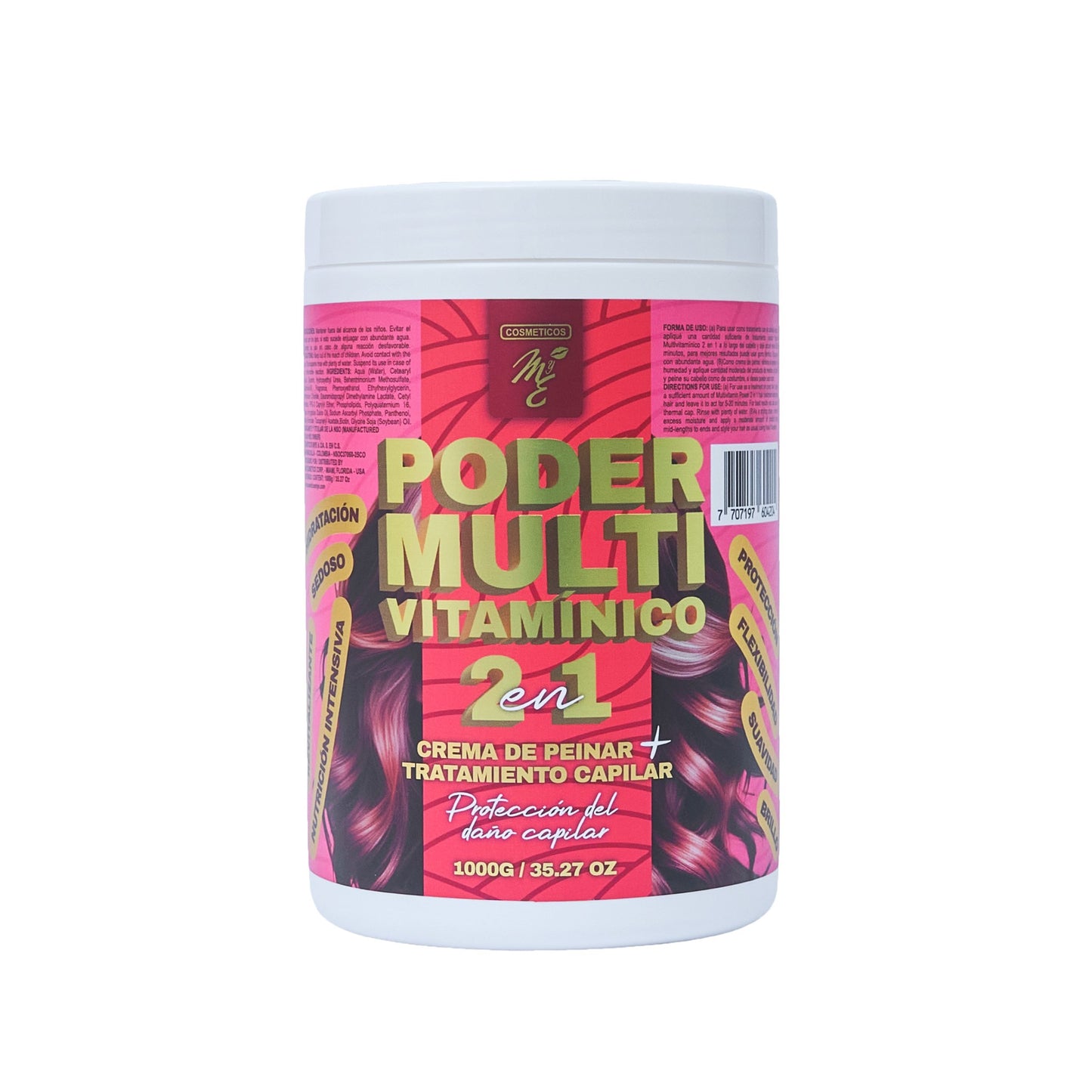 Poder Multivitamínico 2 en 1 Mye X 1000 G