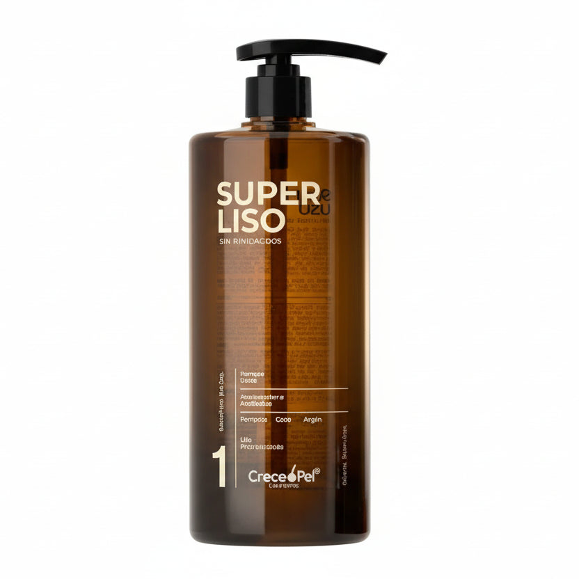 Shampoo Aminoácidos Super Liso # 1 Crecepel