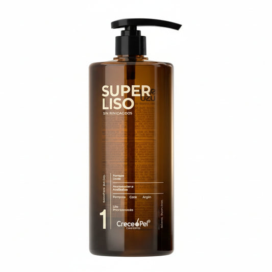 Shampoo Aminoácidos Super Liso # 1 Crecepel