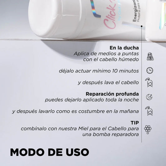 Mascarilla Energizante Capilar Click Hair X 300 mL