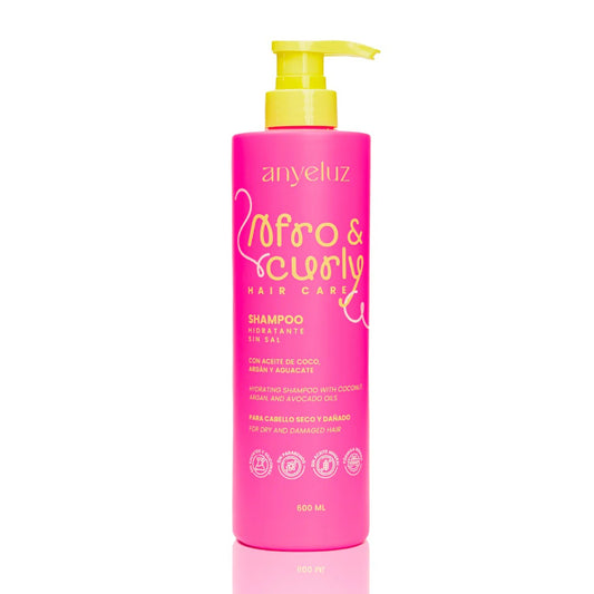 Shampoo Hidratante Afro & Curly Anyeluz X 600 mL