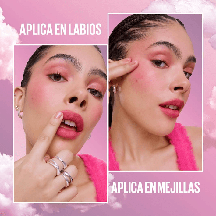 Rubor en Mousse Para Mejillas y Labios Cloudtopia Maybelline X 5 Gr