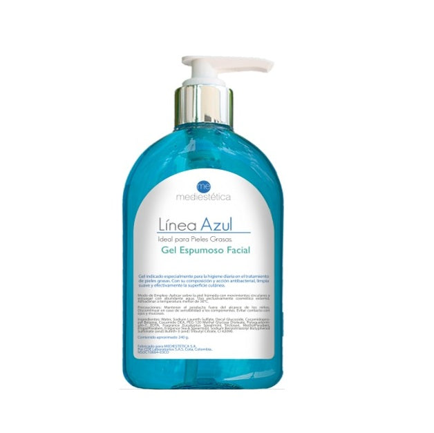 Gel Espumoso Facial Linea Azul Mediestetica X 240 mL