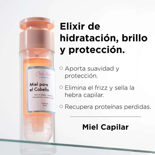 Miel Capilar Con Argán Click Hair X 50 mL